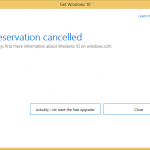 Cancel Windows 10 Upgrade Reservation