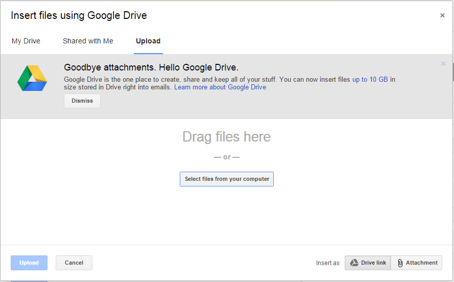 what is google drive through email