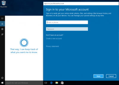 Enable & Set Up Cortana 