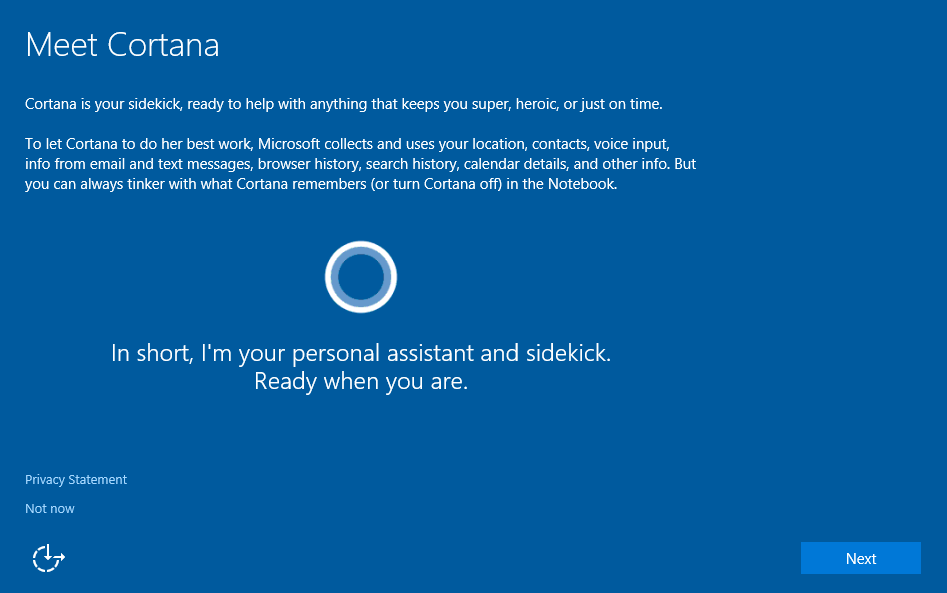 cortana disable viavoice