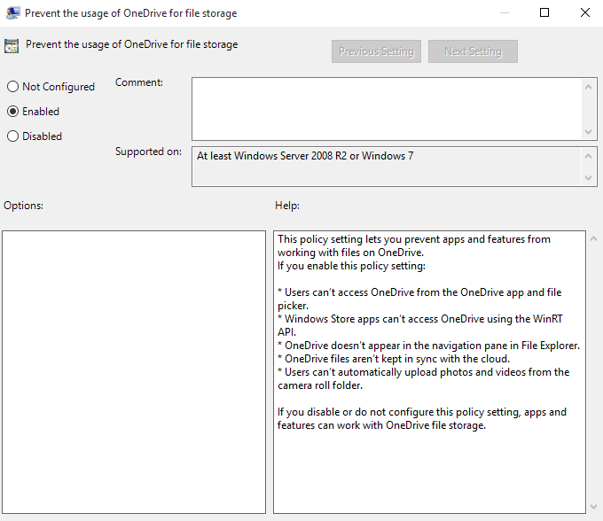 windows 10 one drive disable reg