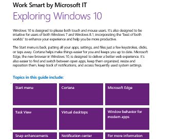 Exploring Windows 10 eBook