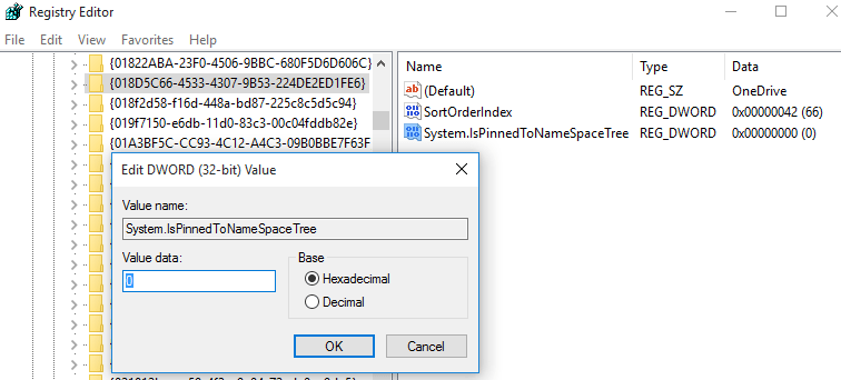 windows 10 hide folders from searches