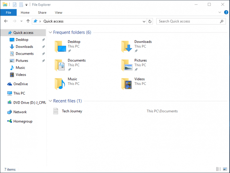 Hide & Remove Recent Files of Windows 10 File Explorer Quick Access - Tech Journey