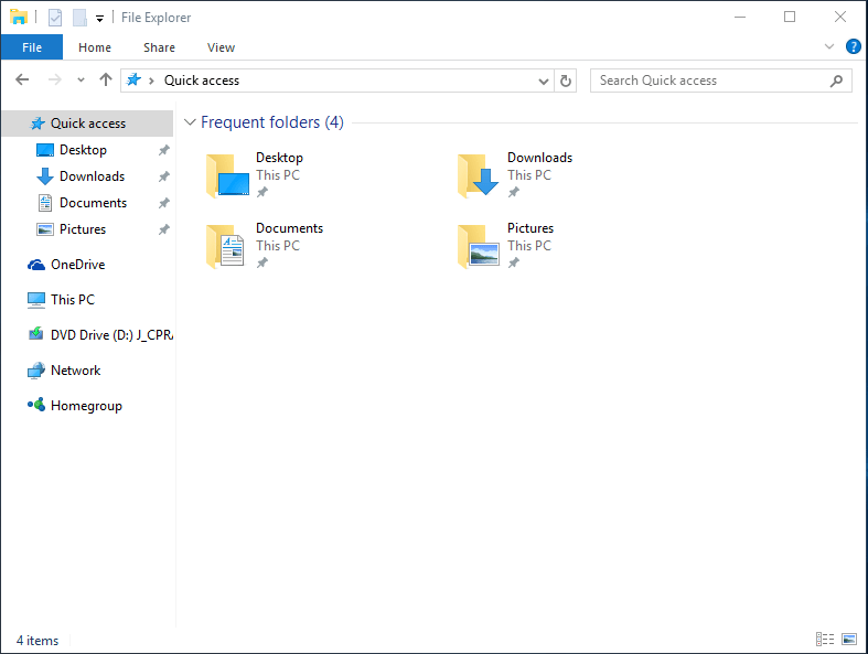 windows 10 turn off frequent folders