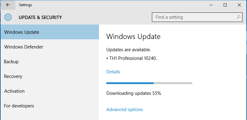 Windows 10 RTM Build 10240