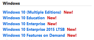 Windows 10 Enterprise Pro Home Education Isos Released On Msdn Downloads Tech Journey