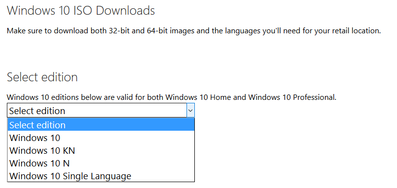 windows 10 32 bit iso download microsoft