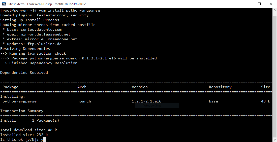 Install Python Argparse