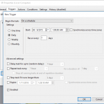 Force Automatic System Restore Points Creation (Change Trigger Schedule)