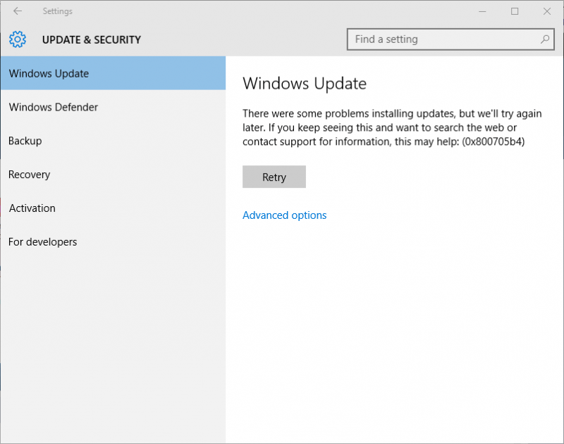 0x800705b4 Error When Checking for Updates in Windows Update - Tech Journey