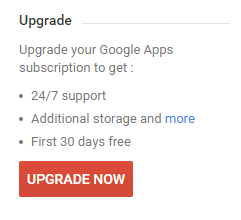 Google Apps Upgrade Now