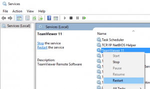 teamviewer install fails on windows 10