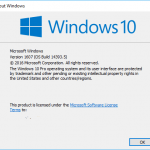 Windows 10 Version 1607 RTM Build 14393.5 Comes with KB3176927