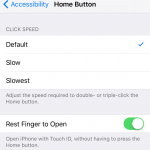 Enable Touch ID Rest Finger to Open & Unlock iPhone & iPad Without Press Home Button (iOS 10)
