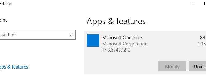 delete one drive microsoft