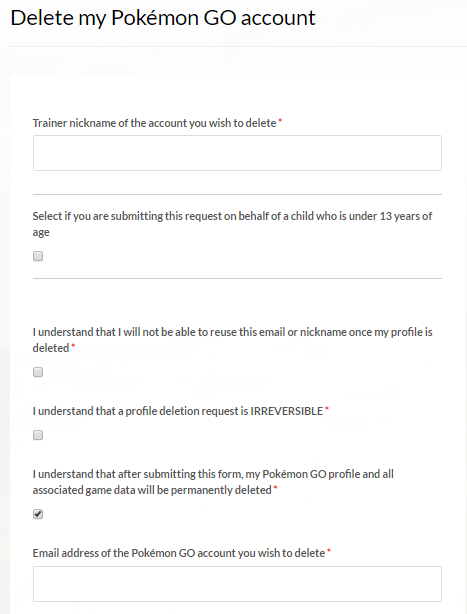 How To Delete Pokemon Go Trainer Club Account Tech Journey