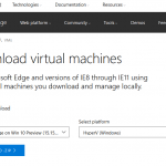Free Windows 7, Windows 8.1 & Windows 10 VM Downloads (with IE & Edge)