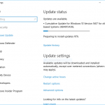 Windows Update Stuck at Getting Windows Ready When Installing KB4015438