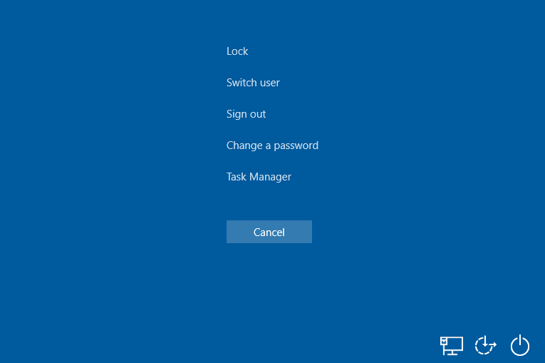Switch User in Windows