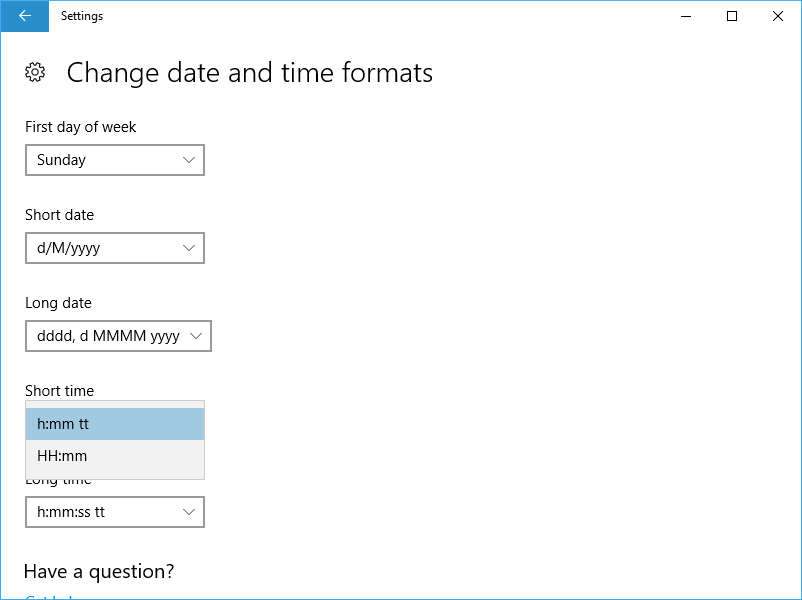 windows 10 clock taskbar