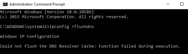 flush renew dns cache