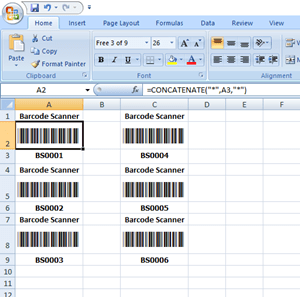 How To Create Barcode In Excel Without Third Party Software - Tech Journey