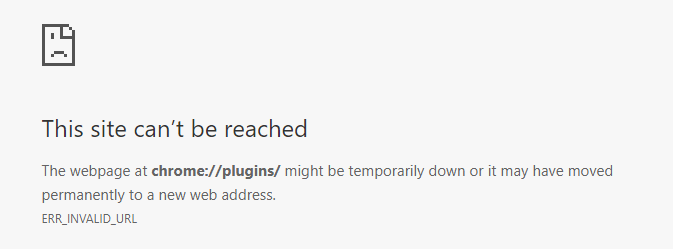 this site can?t be reached chrome