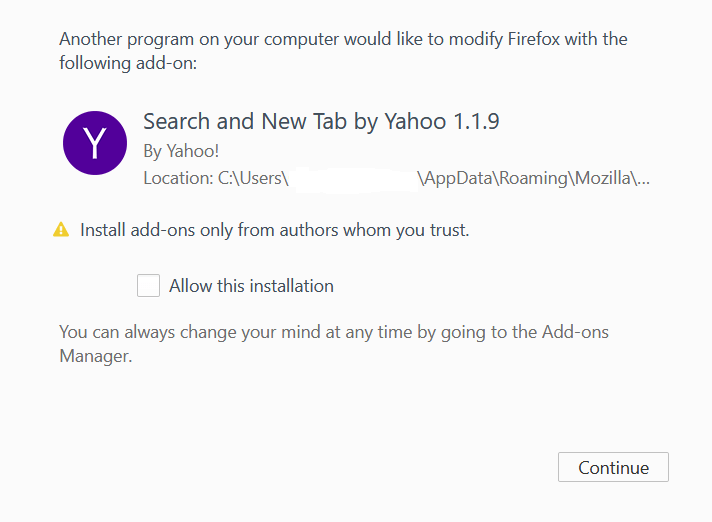 Search and New Tab by Yahoo