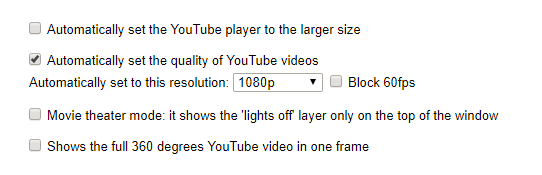 Set Preferred YouTube Playback HD or UHD Video Quality