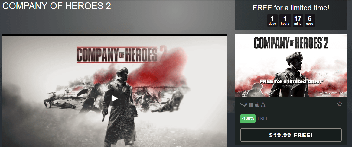 Free Full Game of Company of Heroes 2