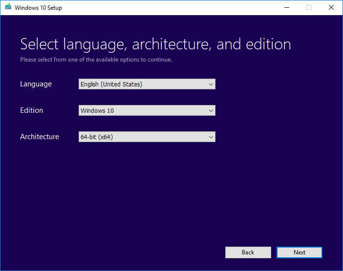 Windows 10 Spring Creators Update 1803 Build 17133 via Media Creation Tool