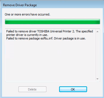 access is denied unable to remove device printer