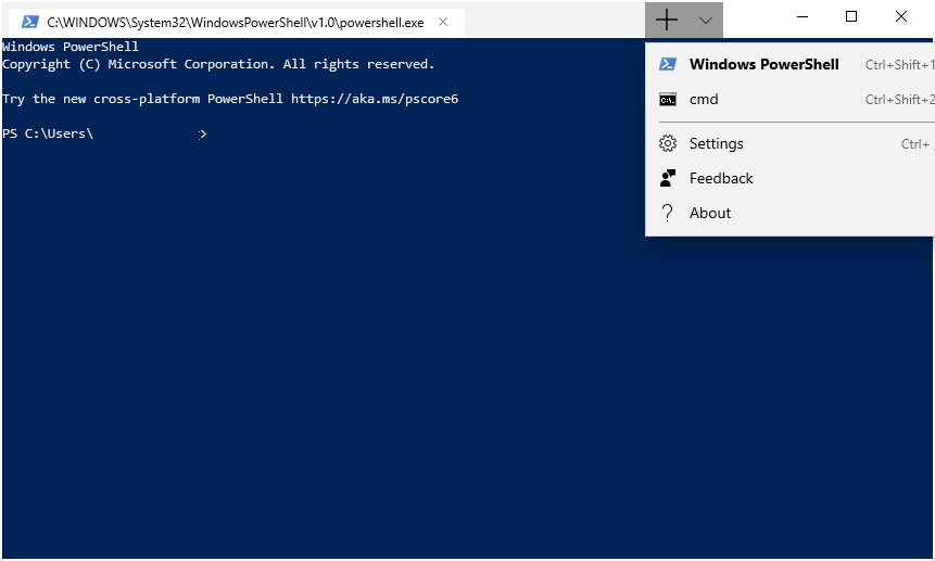 windows terminal commands