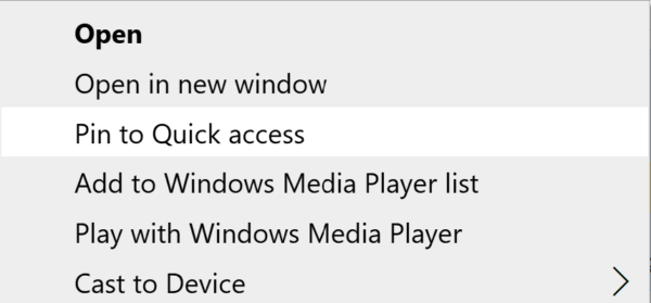 How to Pin or Unpin Folder Locations in Quick Access of Windows 10 ...