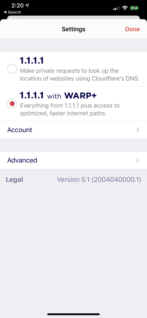 warp cloudflare mac