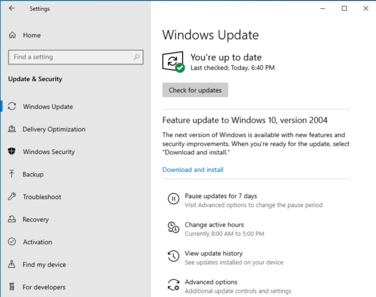 WINDOWS 10 2004 UPDATE ASSISTANT DOWNLOAD visual data 8