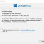 Windows 10 20H1 Version 2004 OS Build 19041.264 Released (KB4556803)