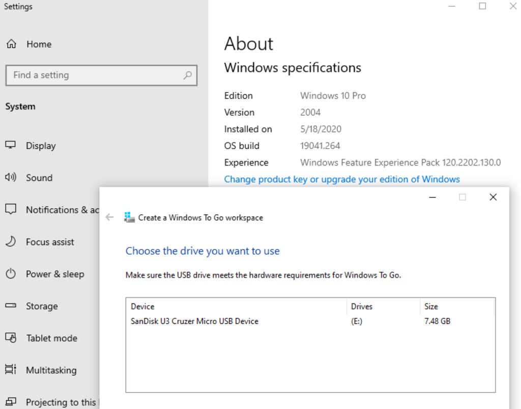 windows 10 workspaces